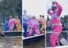Grupo de amigos vira atração ao se fantasiar de Power Rangers e animar turistas no TO